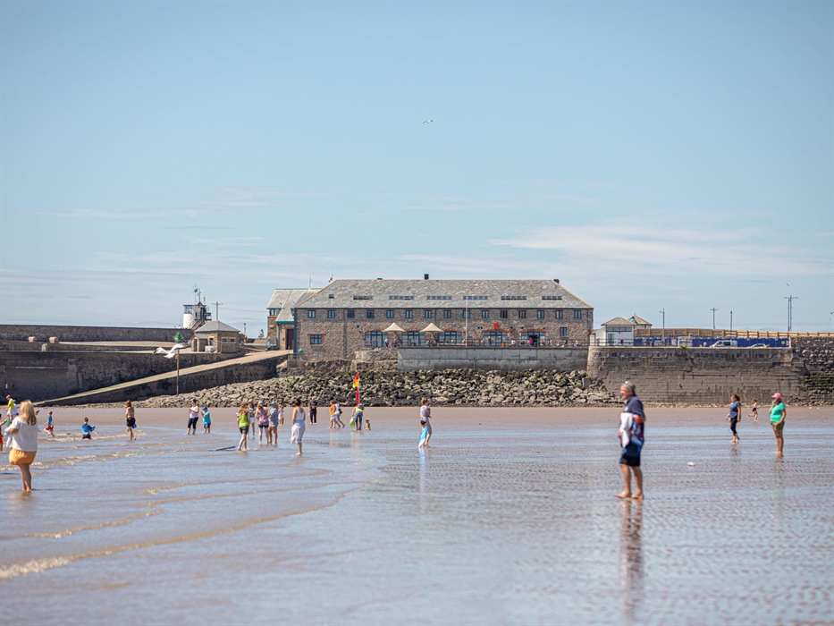 Jennings building from Sandy Bay