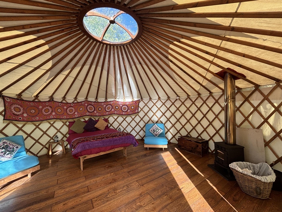 Interior of our Cosy Yurts
