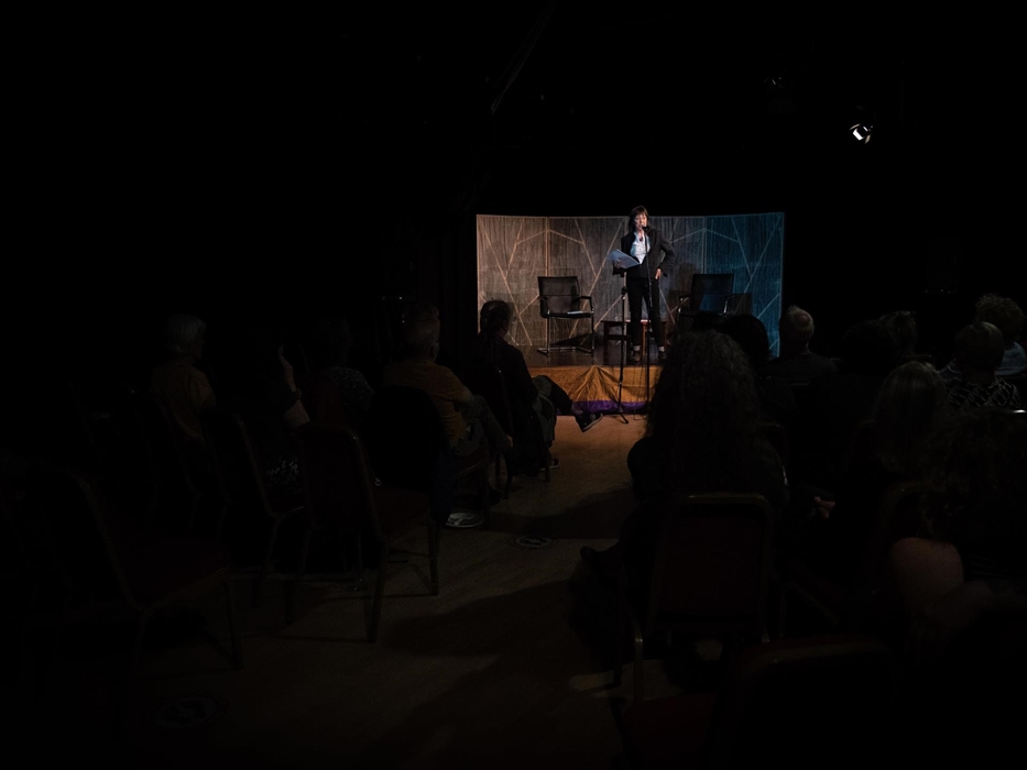 Cabaret style seating for an event at CARAD