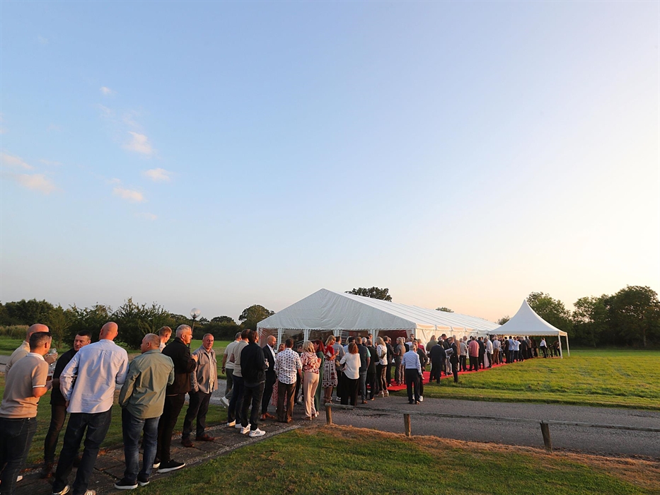 Marquee for private event