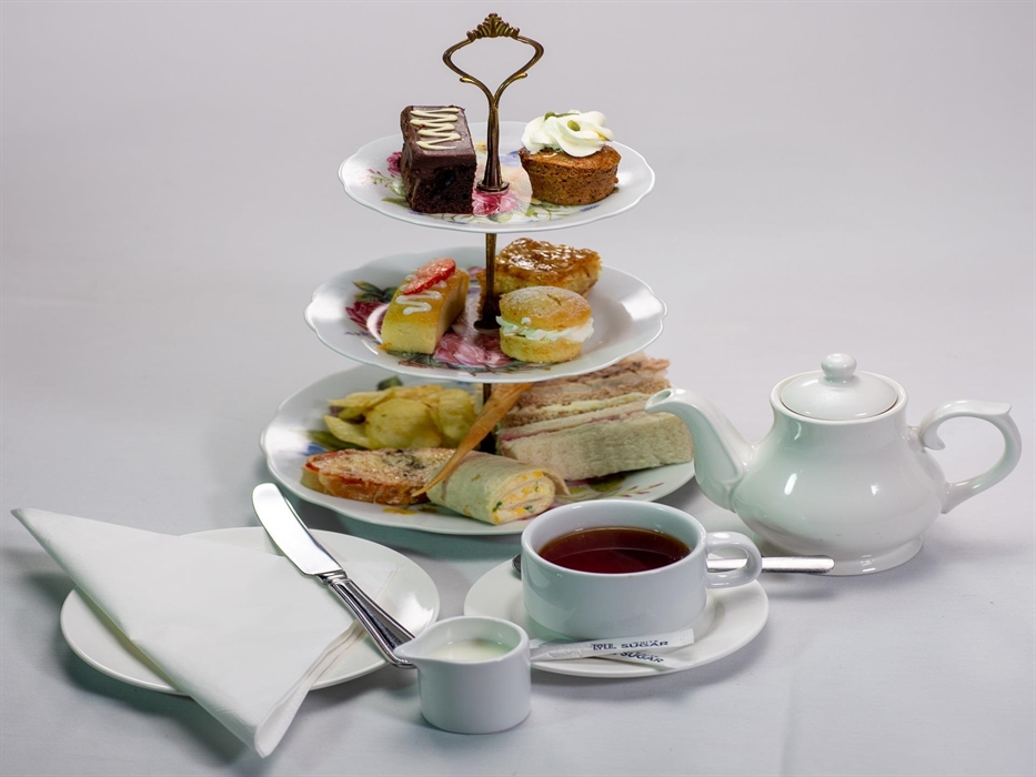 Enjoy an afternoon tea from the Orchid House Tea Room.