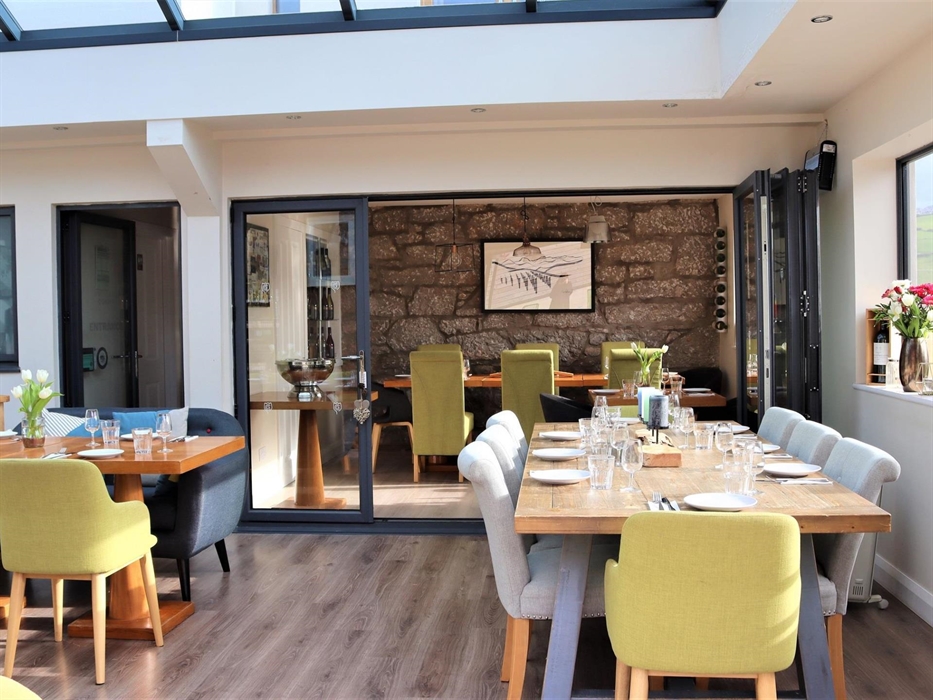 Gwinllan Conwy Wine Tasting in the Orangery.