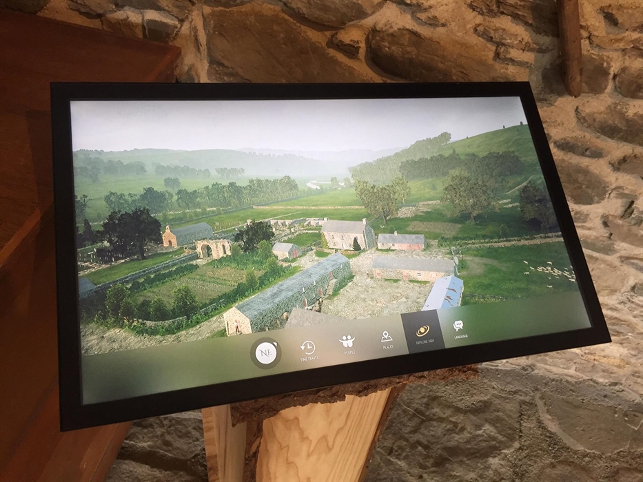 Digital recreation of the site