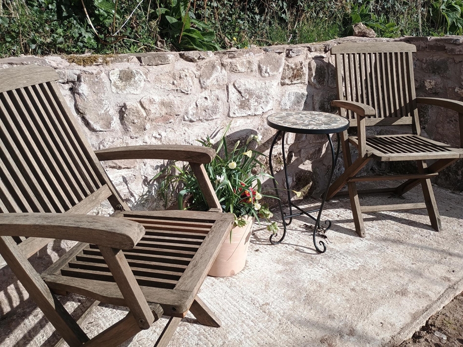 Enjoy the view from this sun trap