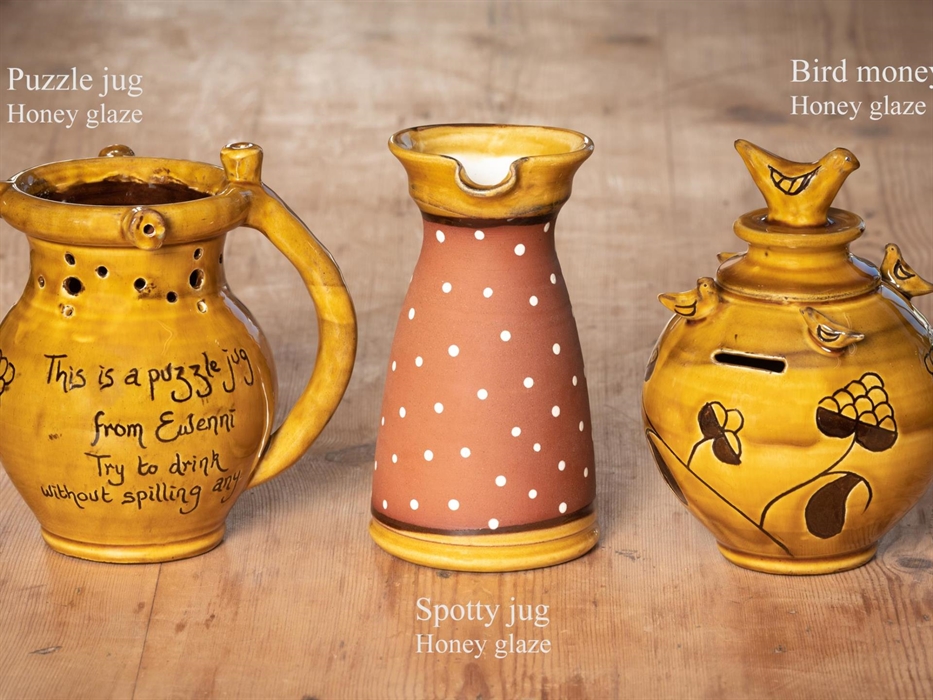 Pottery made by hand at Ewenny Pottery