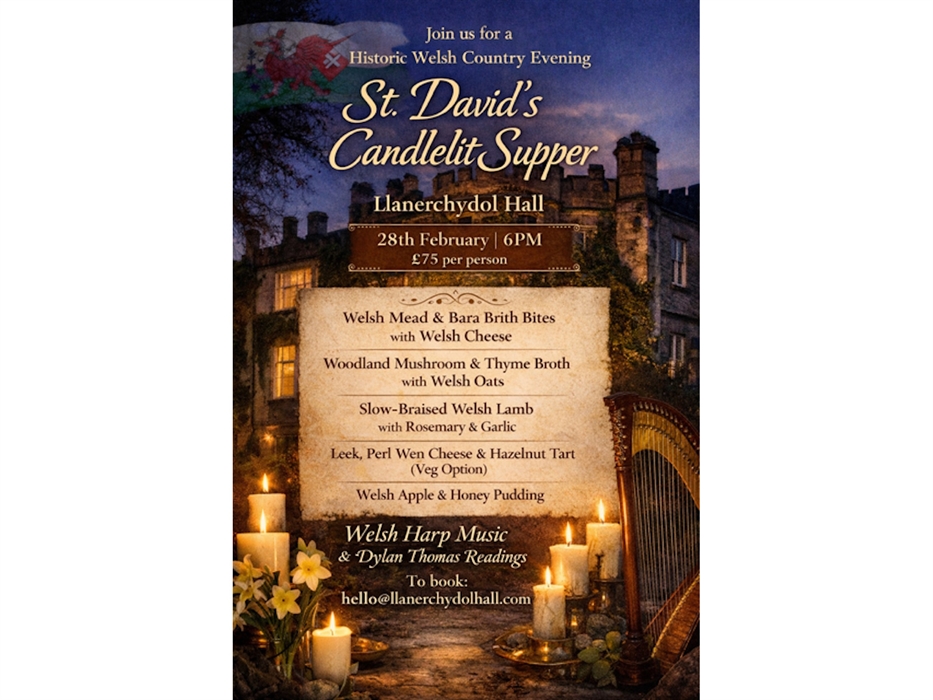 St David's Day  Candlelight Supper