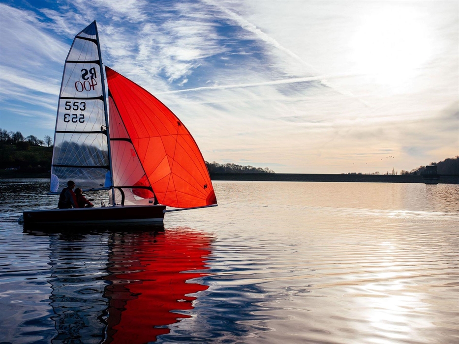 Sail Boat at Llandgefedd Lake