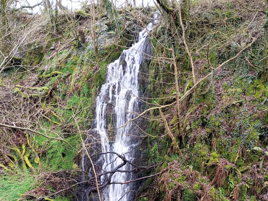 Only a stone's throw from the door, literally, it is the highest waterfall in National Park. After a heavy downpour it thunders into the ravine and of
