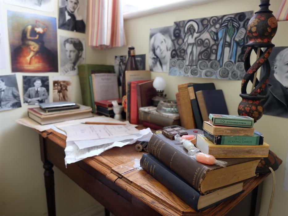 Dylan's writing desk