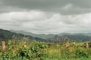 The nearby Dysinni valley