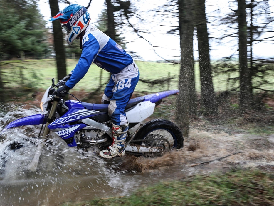 Yamaha Road Experience - WR250F making a splash