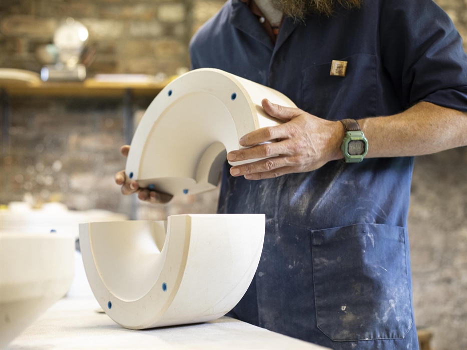 Mould-making at Nantgarw China Works