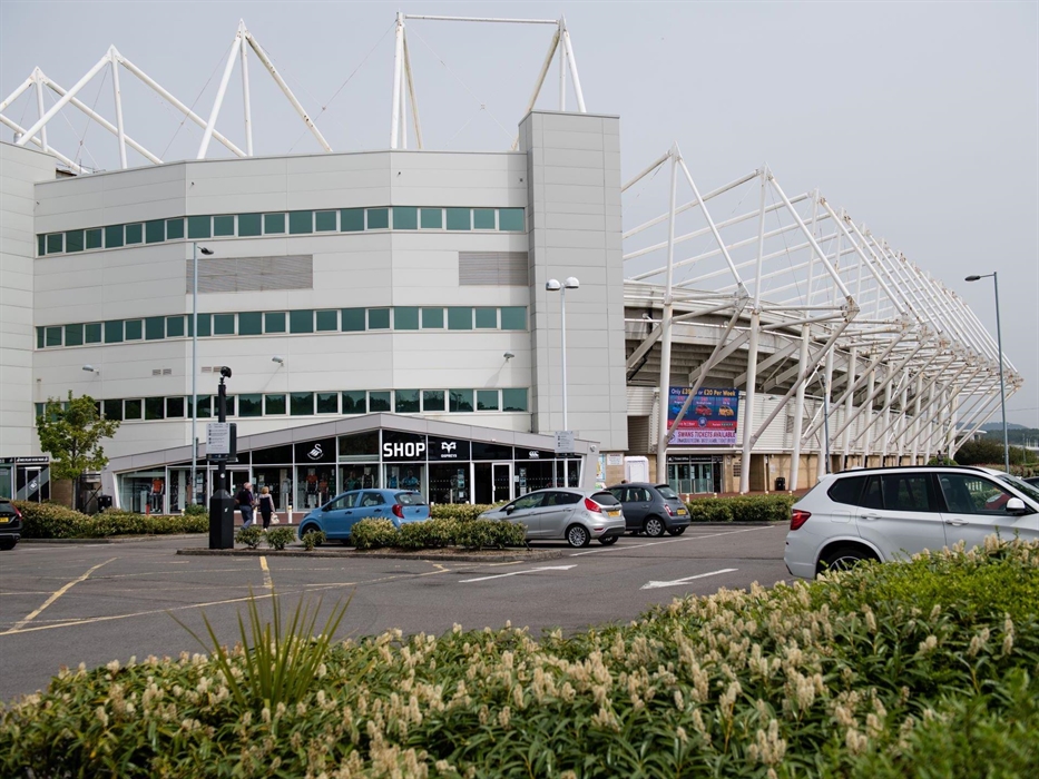 Outside Swansea.com Stadium