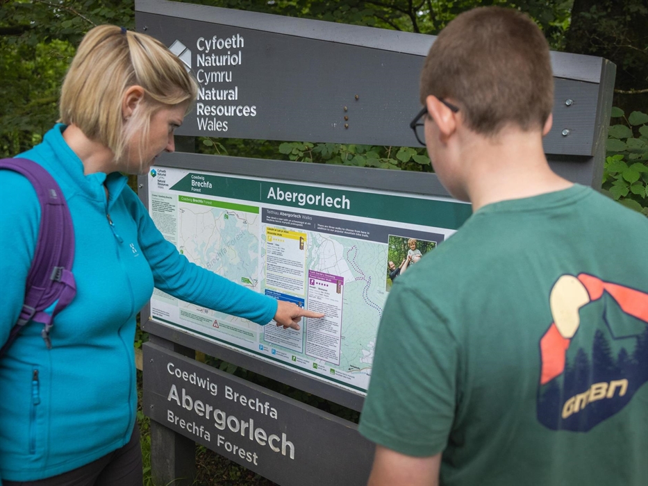 Abergorlech, Brechfa Forest