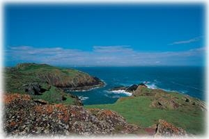 Skomer Island view