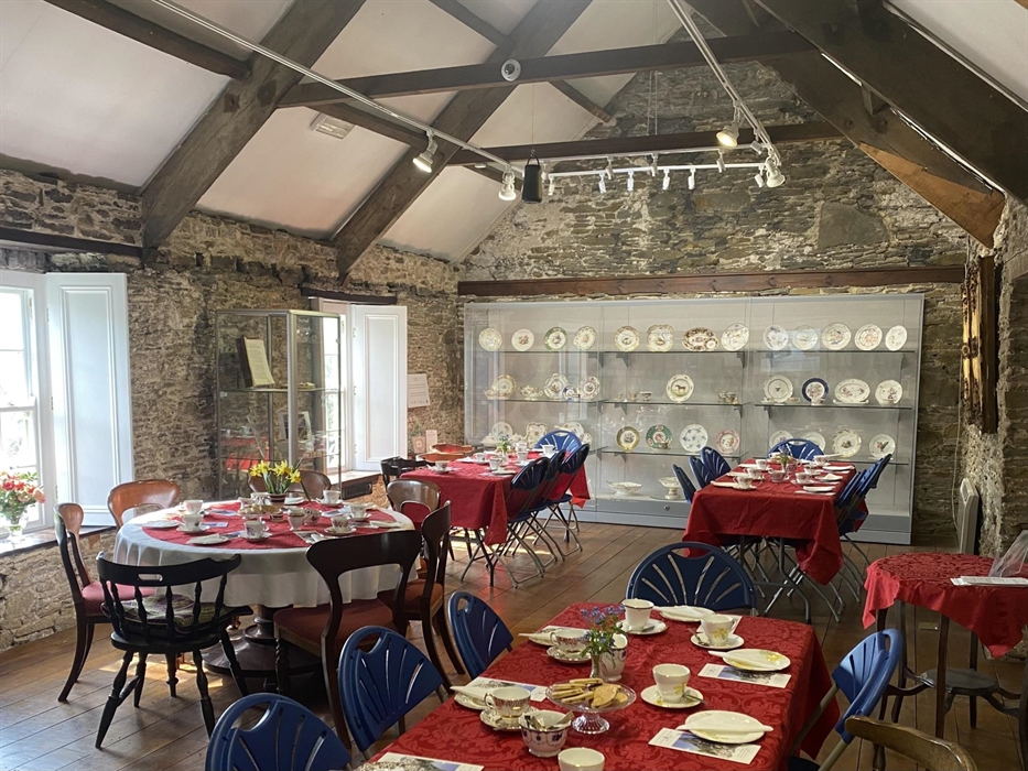 Set up for group visit