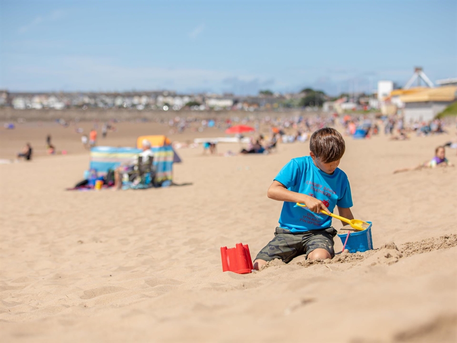 Sandcastles at Sandy Bay