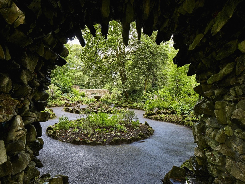 A shot of the grotto leading through to more beautiful gardens.