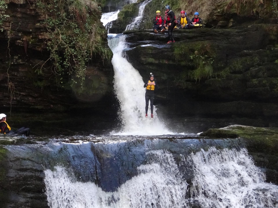 Stag group canyoning
