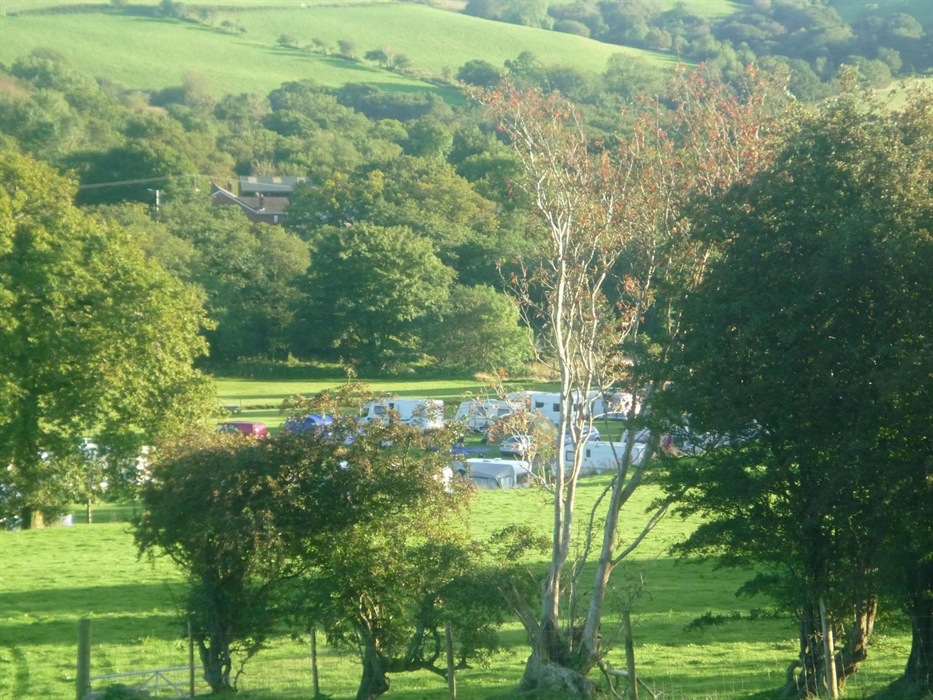 caravan site at Easter