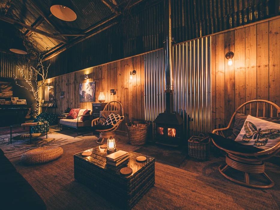 Glamping barn at Nantseren