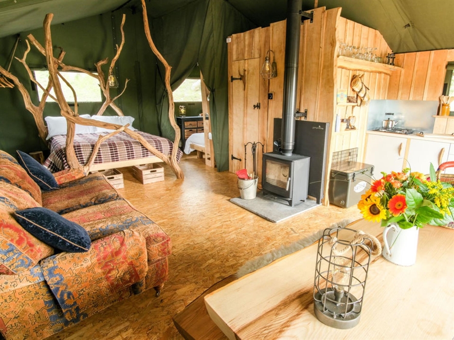 Glamping Holidays in the woods, Hay-on-Wye, Wales
