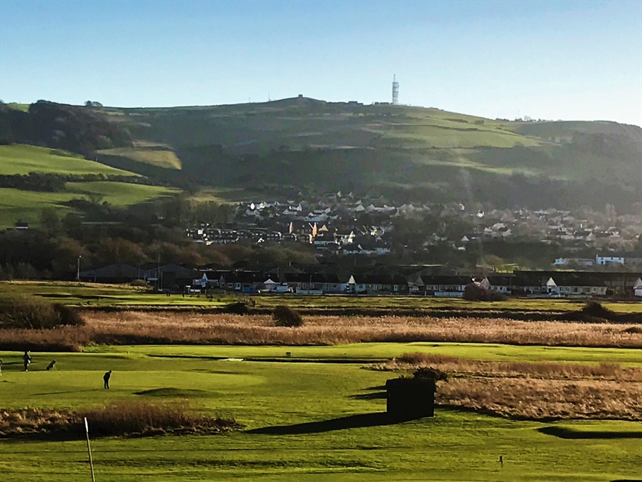 Mountain view from near by golf course
