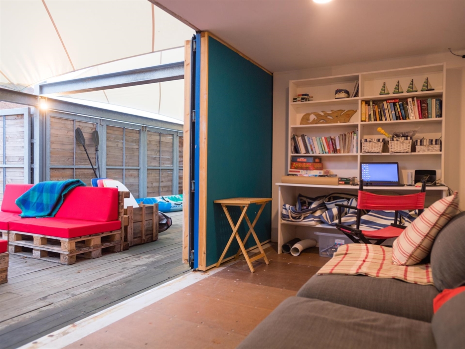 View of Sitting room with doors open