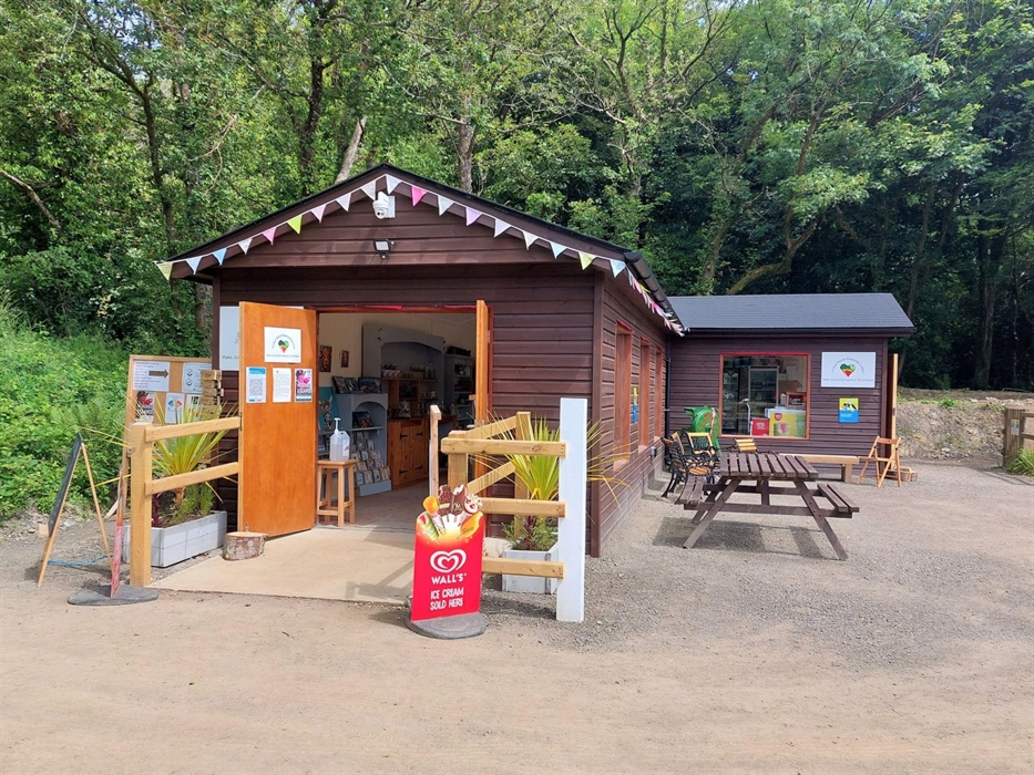 Exterior of Scolton Manor Station Farm Shop