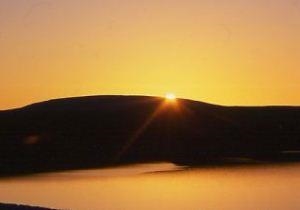 Glaslyn Nature Reserve at Sunset