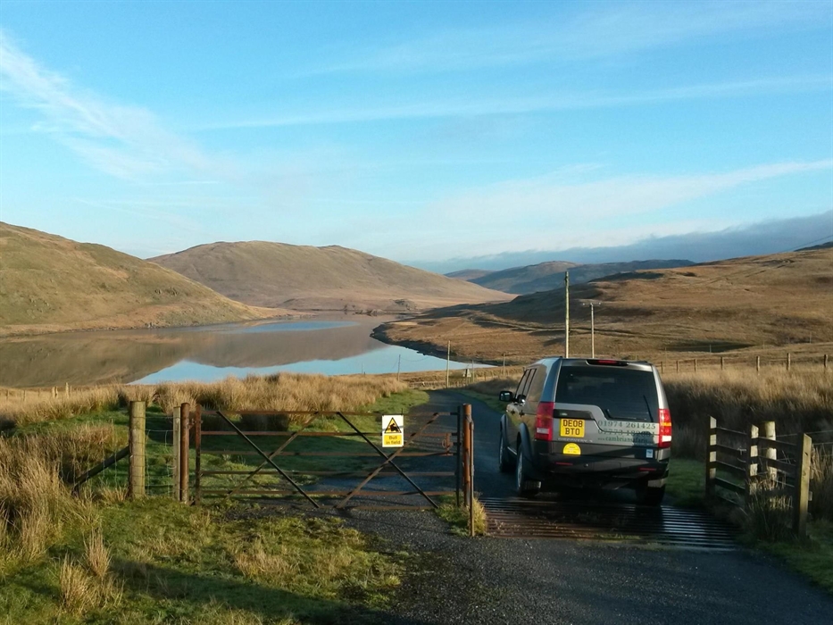 A sunny day in the Highlands of Ceredigion.