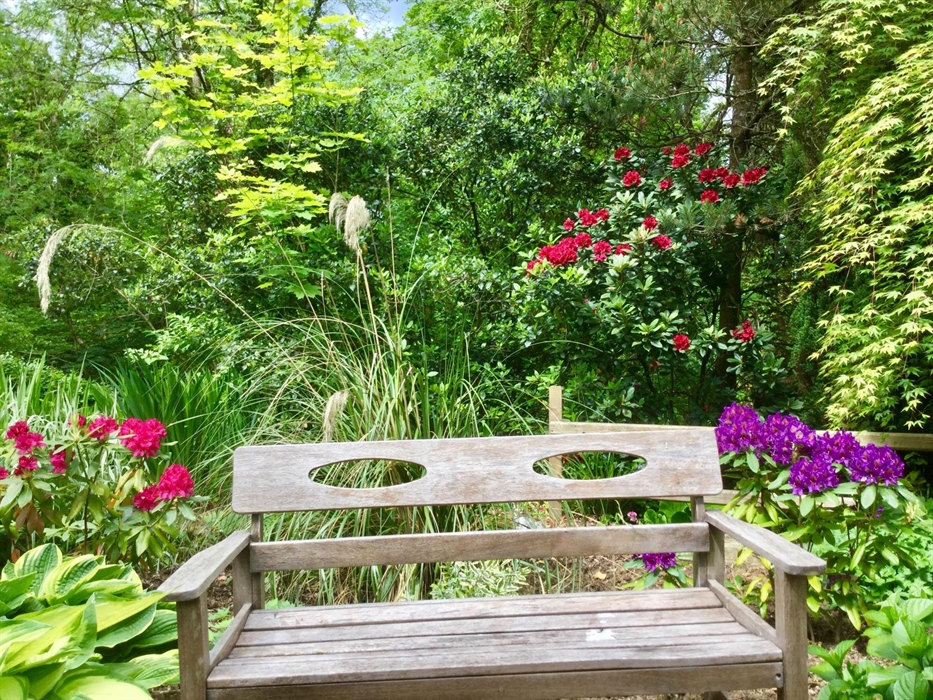 Seating amongst the flowers