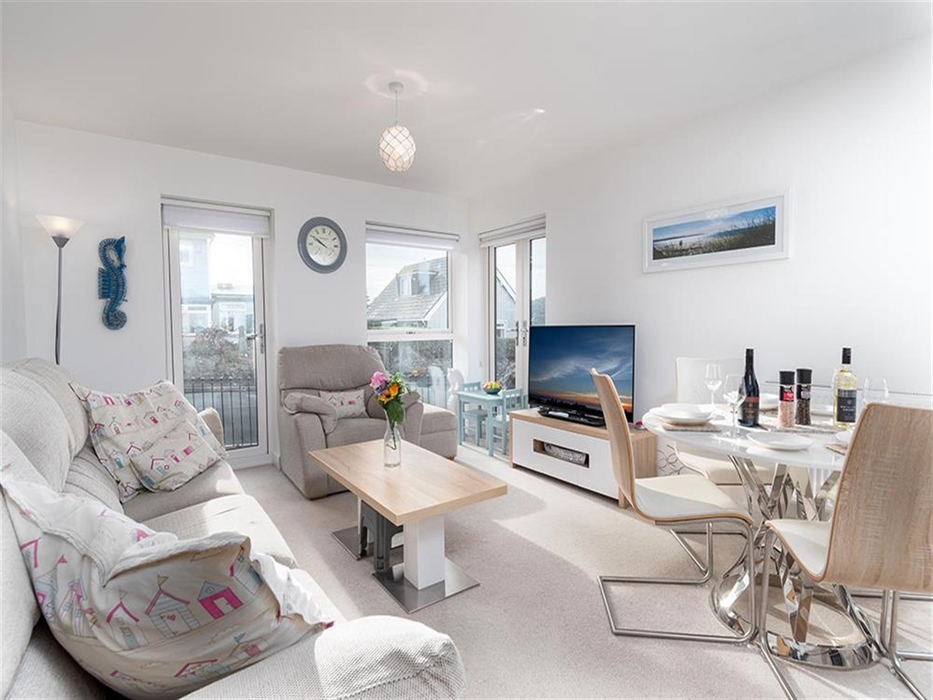 The main communal area is light and bright