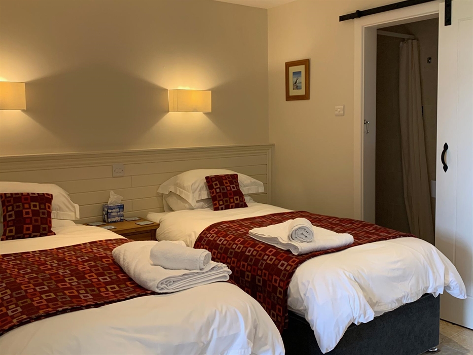 Lovely sea views can be enjoyed, whilst relaxing and resting up after a stroll along the Coastal Path.