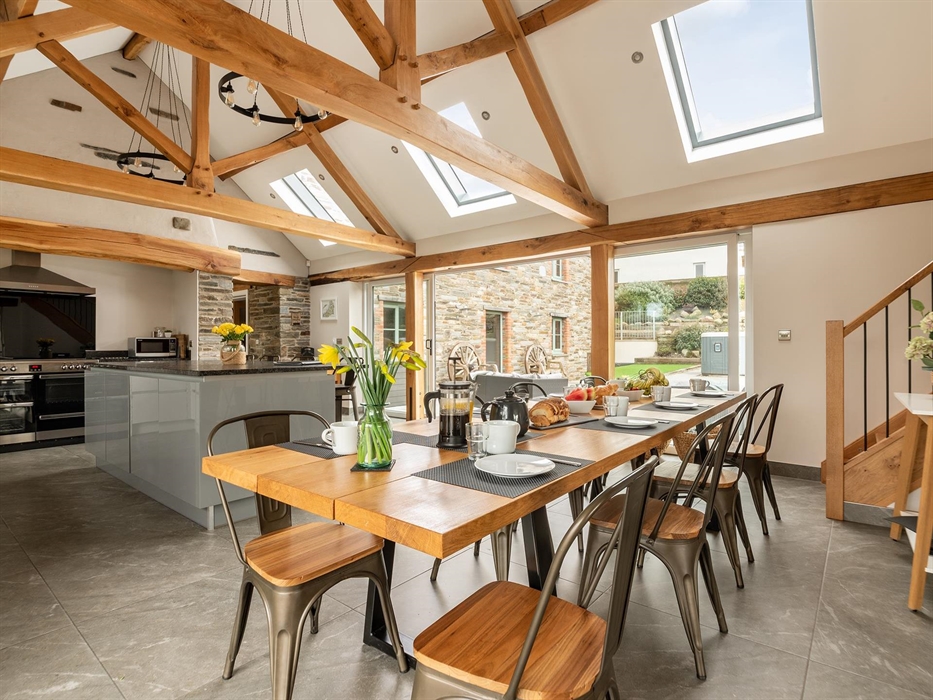 Open plan Kitchen and Dining room