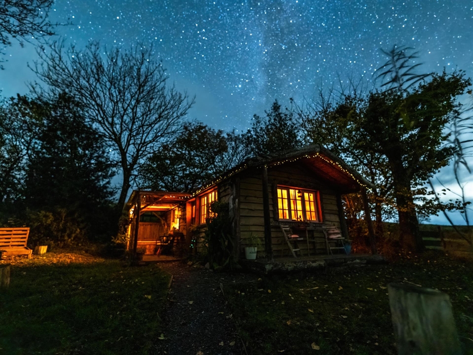 Enjoy stargazing when the sun goes down from anywhere in the garden we also have a specially designed stargazer's bench.