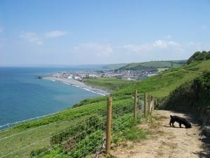 Beautiful views from coastal path walk