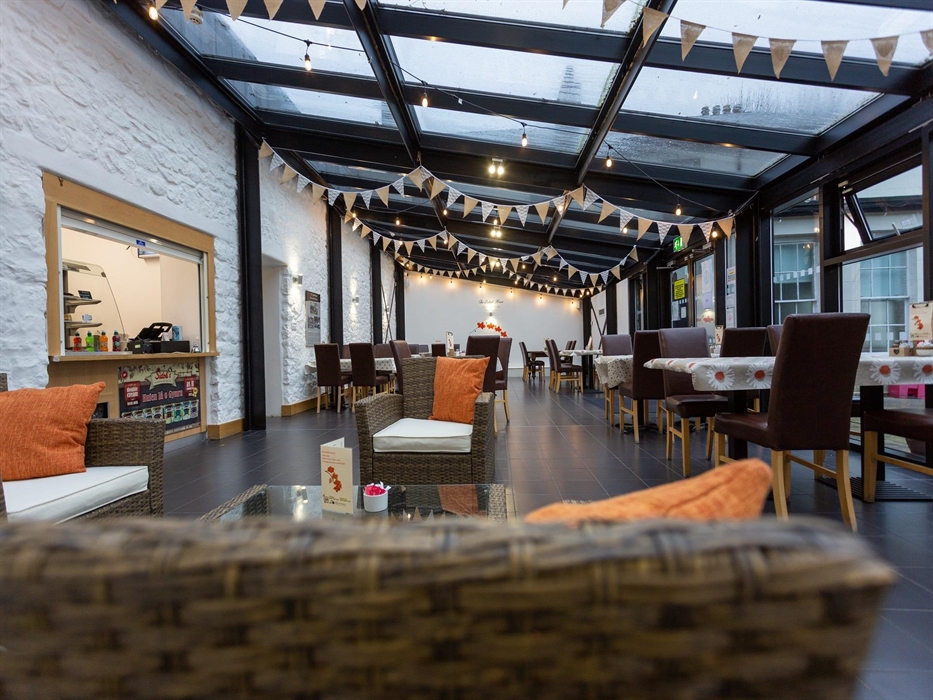 The Orchid House Tea Room - the perfect place to relax and enjoy your visit.