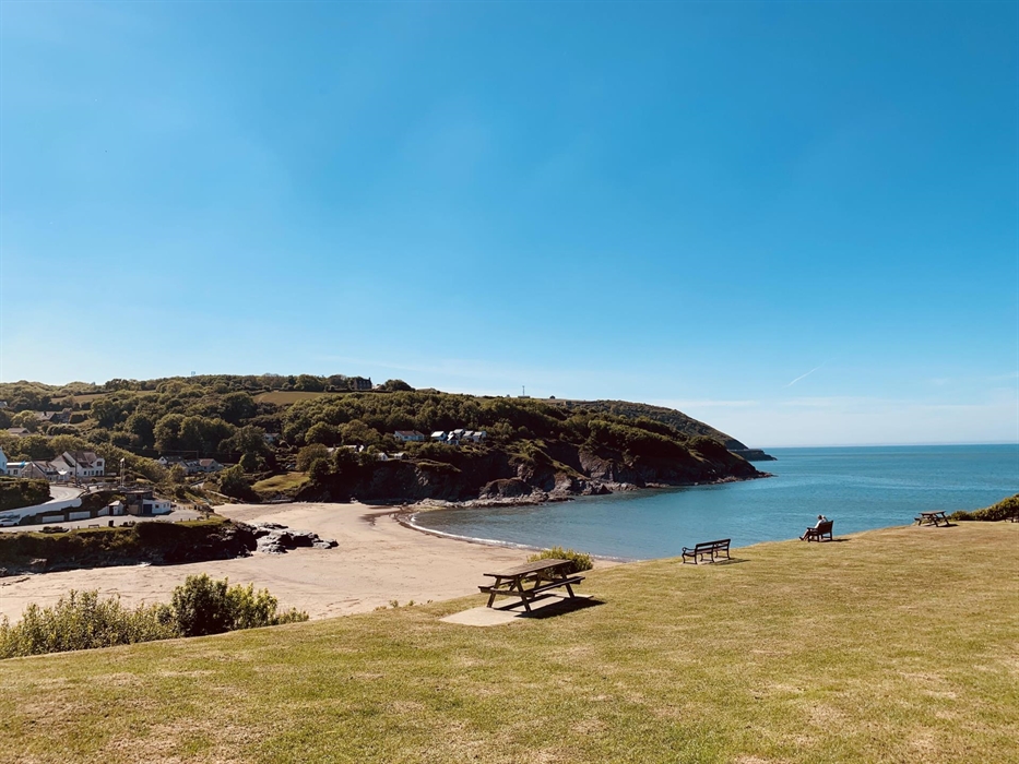100m from the blue flag beach of Aberporth