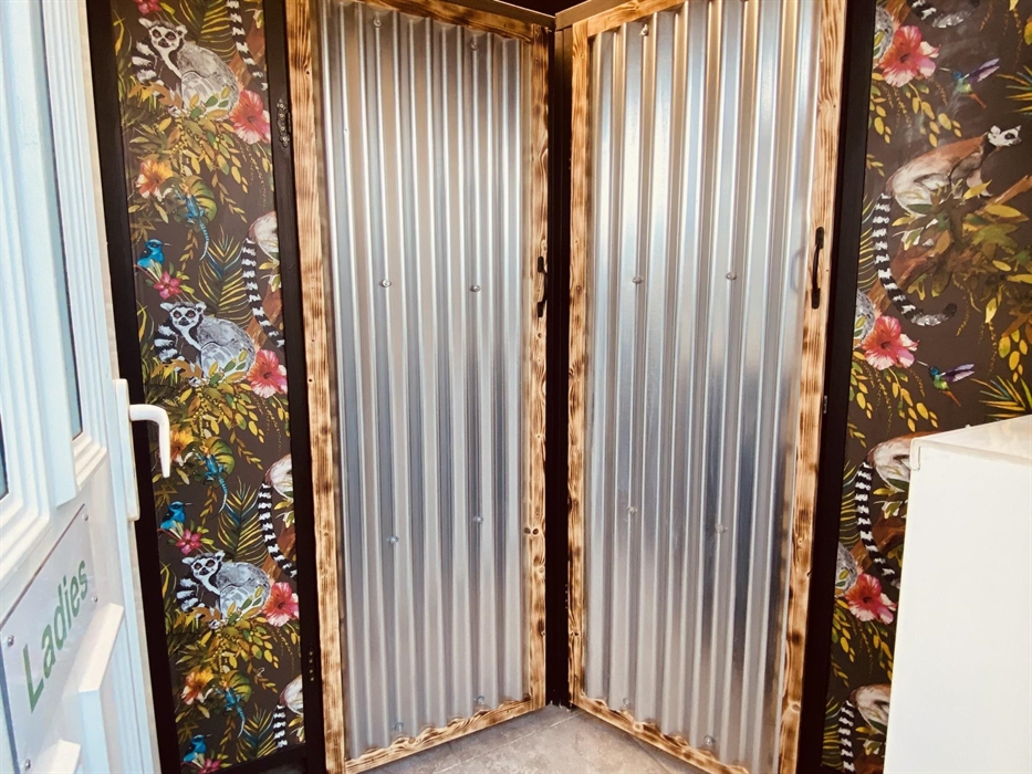 Women’s shower and toilet block