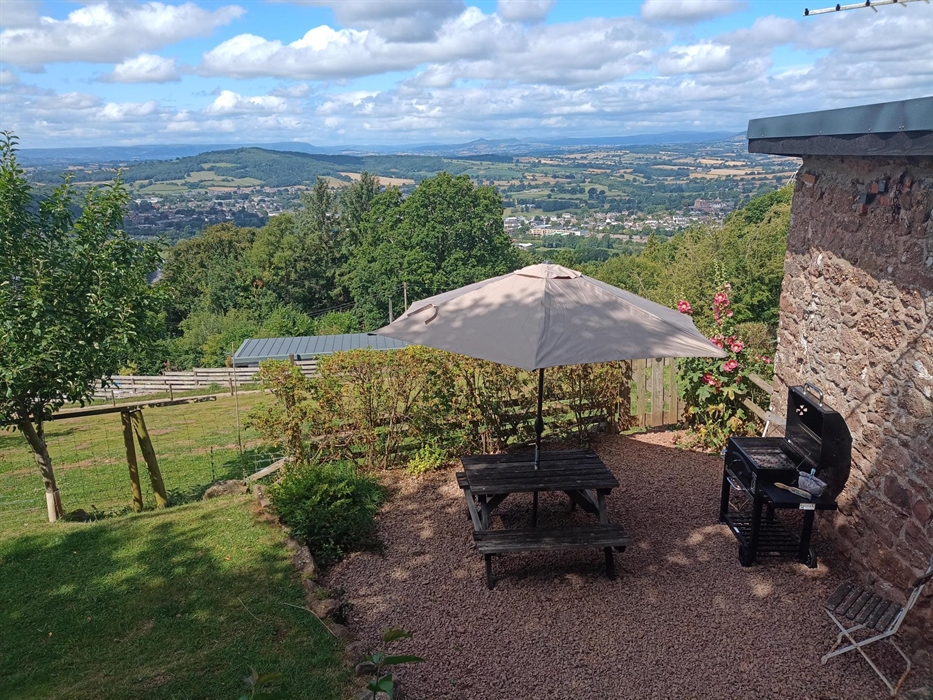 View from the Patio towards the Black Mountains