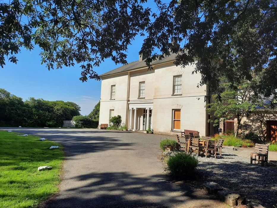 Exterior shot of Scolton Manor House