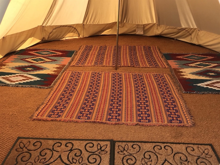 Inside A Bell Tent