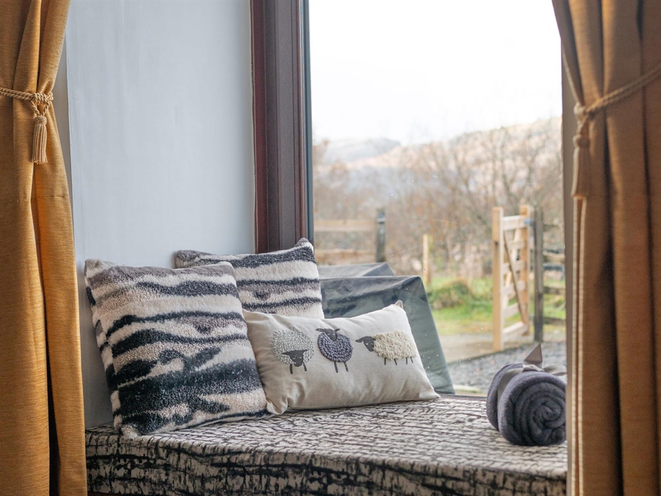 Window seat to enjoy views from Snowdonia Holiday Cottage