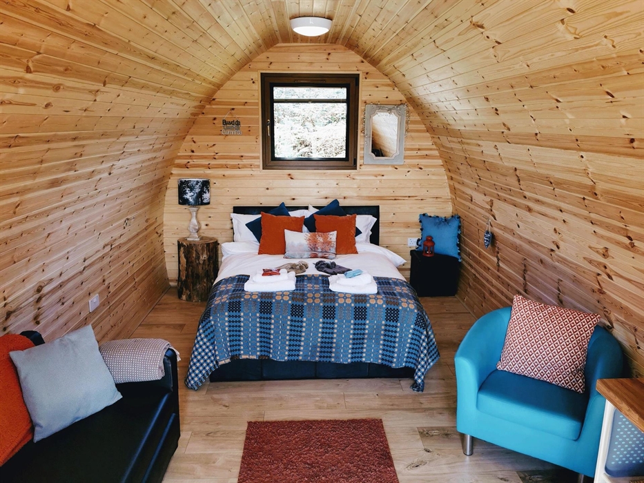 Pod Porth Wisgi gyda gwres llawr