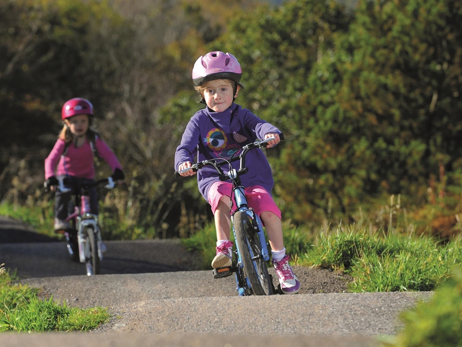 Mountain biking for children at Afan Forest Park