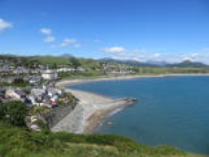 View of Criccieth from Criccieth Castle