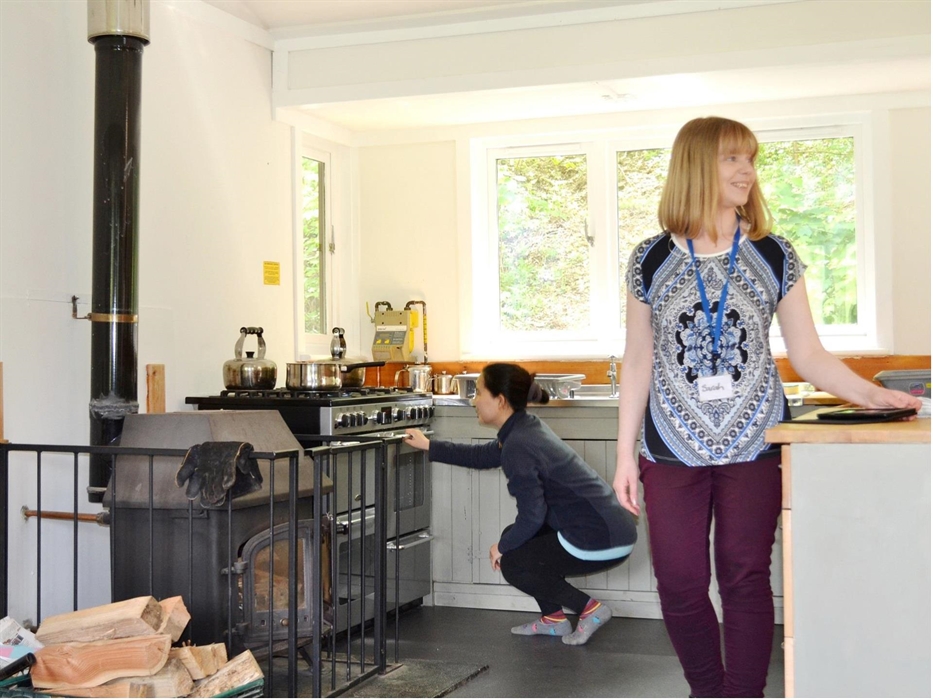 Fully equiped kitchens with log burning stove