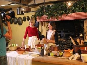 Filming for BBC's Food & Drink Christmas Special 2013