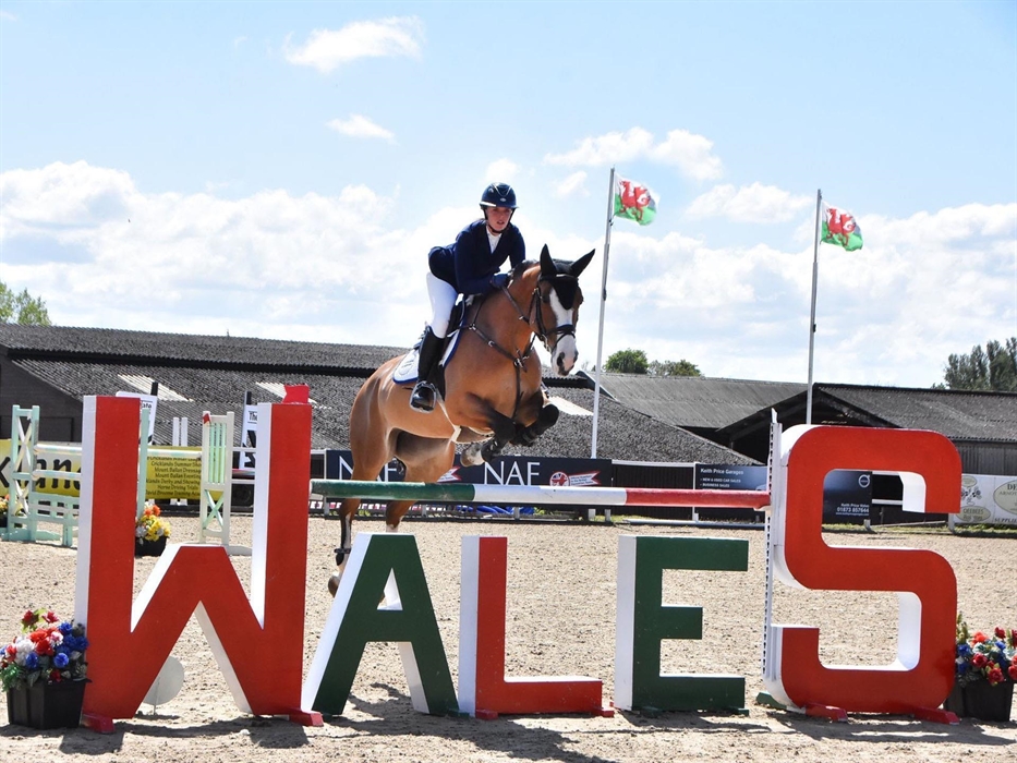 International Rider competing in Wales